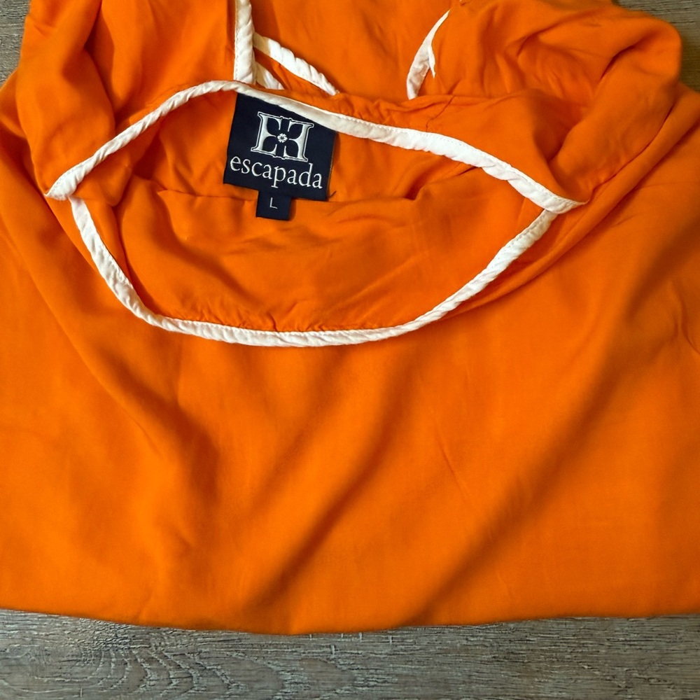 Escapada Orange Short Sleeve Top - Picture 3 of 3